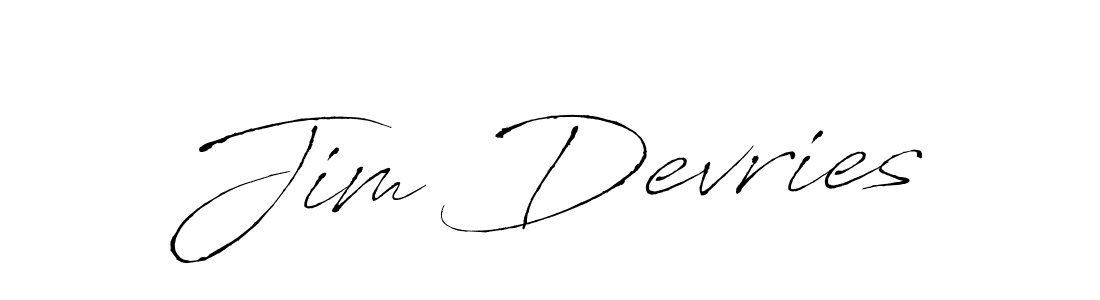 Make a beautiful signature design for name Jim Devries. Use this online signature maker to create a handwritten signature for free. Jim Devries signature style 6 images and pictures png