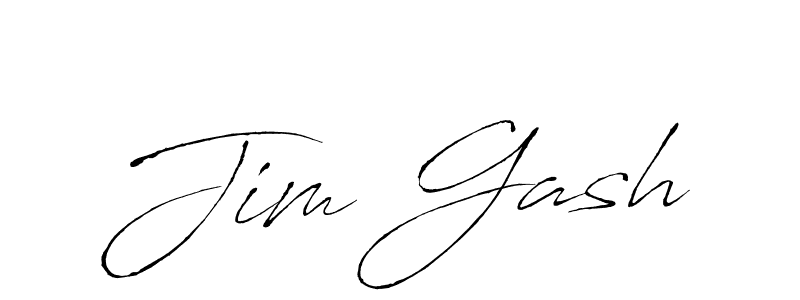 Also we have Jim Gash name is the best signature style. Create professional handwritten signature collection using Antro_Vectra autograph style. Jim Gash signature style 6 images and pictures png