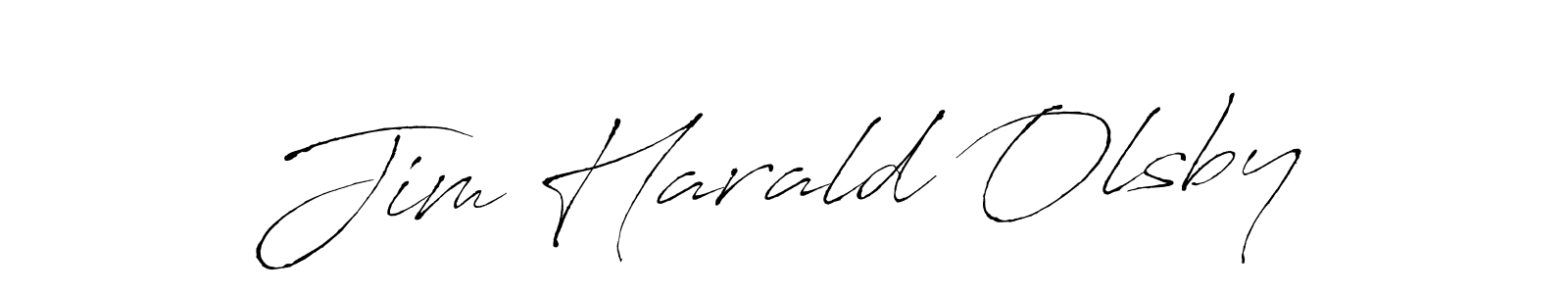 Antro_Vectra is a professional signature style that is perfect for those who want to add a touch of class to their signature. It is also a great choice for those who want to make their signature more unique. Get Jim Harald Olsby name to fancy signature for free. Jim Harald Olsby signature style 6 images and pictures png