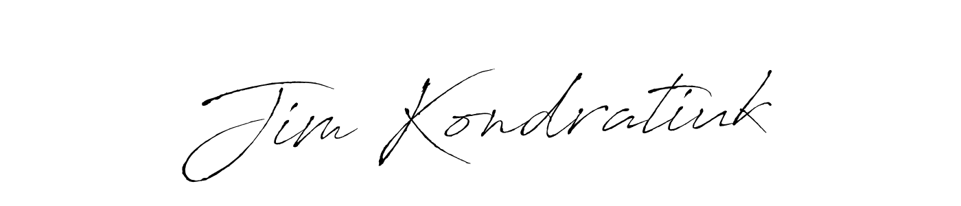 You should practise on your own different ways (Antro_Vectra) to write your name (Jim Kondratiuk) in signature. don't let someone else do it for you. Jim Kondratiuk signature style 6 images and pictures png