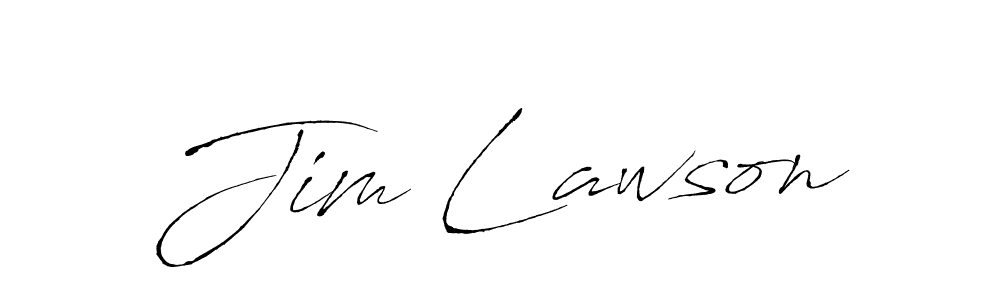Design your own signature with our free online signature maker. With this signature software, you can create a handwritten (Antro_Vectra) signature for name Jim Lawson. Jim Lawson signature style 6 images and pictures png