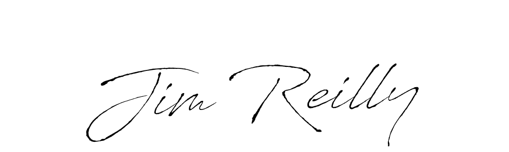 Design your own signature with our free online signature maker. With this signature software, you can create a handwritten (Antro_Vectra) signature for name Jim Reilly. Jim Reilly signature style 6 images and pictures png