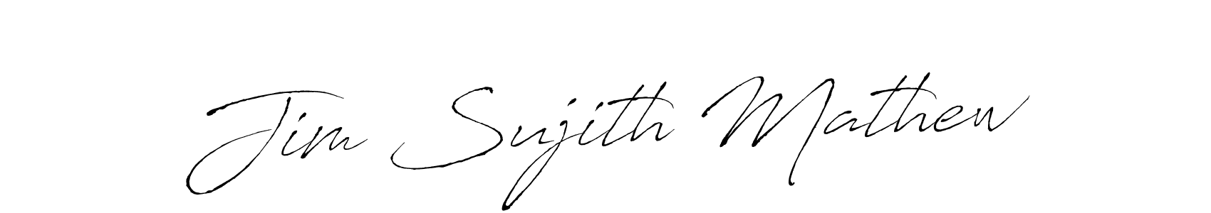 Make a short Jim Sujith Mathew signature style. Manage your documents anywhere anytime using Antro_Vectra. Create and add eSignatures, submit forms, share and send files easily. Jim Sujith Mathew signature style 6 images and pictures png