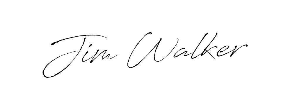 Design your own signature with our free online signature maker. With this signature software, you can create a handwritten (Antro_Vectra) signature for name Jim Walker. Jim Walker signature style 6 images and pictures png