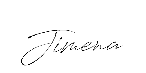 How to make Jimena signature? Antro_Vectra is a professional autograph style. Create handwritten signature for Jimena name. Jimena signature style 6 images and pictures png