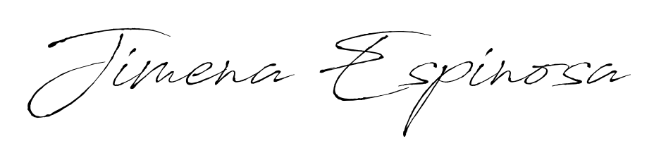Quickly download Jimena Espinosa name signature in high-resolution PNG using Antro_Vectra style. Ready to insert into PDFs and online applications. Jimena Espinosa signature style 6 images and pictures png
