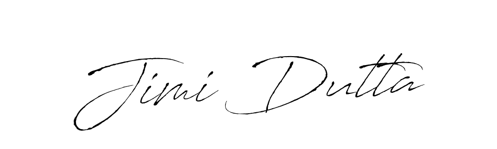 You should practise on your own different ways (Antro_Vectra) to write your name (Jimi Dutta) in signature. don't let someone else do it for you. Jimi Dutta signature style 6 images and pictures png