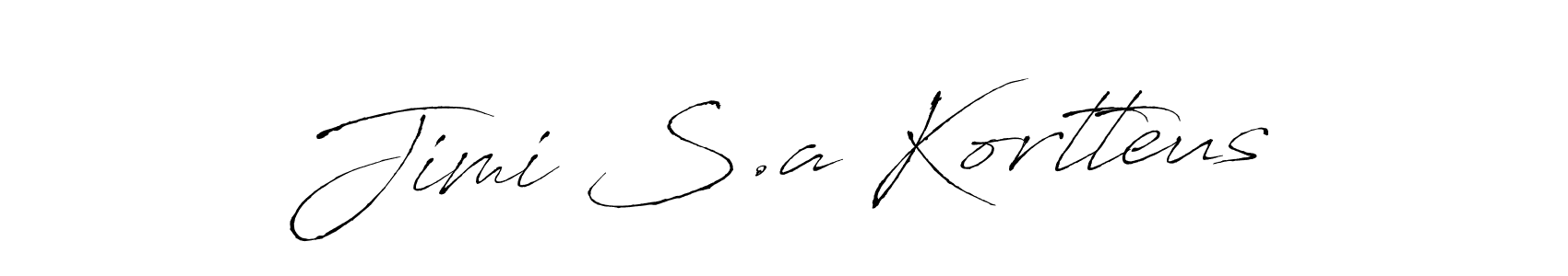 Also we have Jimi S.a Kortteus name is the best signature style. Create professional handwritten signature collection using Antro_Vectra autograph style. Jimi S.a Kortteus signature style 6 images and pictures png