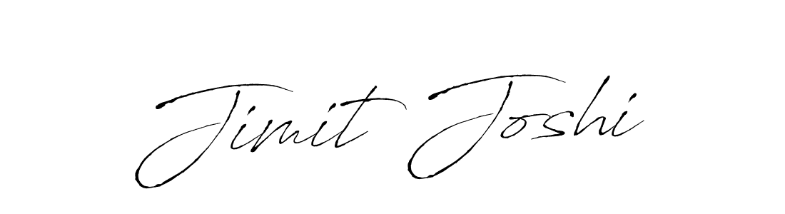 Make a beautiful signature design for name Jimit Joshi. With this signature (Antro_Vectra) style, you can create a handwritten signature for free. Jimit Joshi signature style 6 images and pictures png