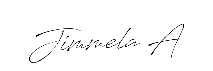 Use a signature maker to create a handwritten signature online. With this signature software, you can design (Antro_Vectra) your own signature for name Jimmela A. Jimmela A signature style 6 images and pictures png