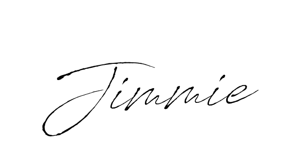Jimmie stylish signature style. Best Handwritten Sign (Antro_Vectra) for my name. Handwritten Signature Collection Ideas for my name Jimmie. Jimmie signature style 6 images and pictures png
