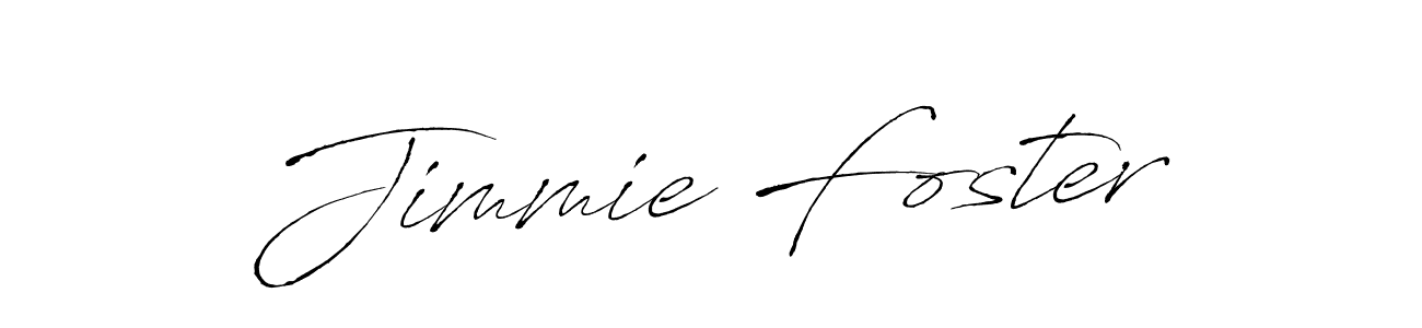 Use a signature maker to create a handwritten signature online. With this signature software, you can design (Antro_Vectra) your own signature for name Jimmie Foster. Jimmie Foster signature style 6 images and pictures png