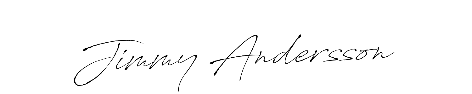 Jimmy Andersson stylish signature style. Best Handwritten Sign (Antro_Vectra) for my name. Handwritten Signature Collection Ideas for my name Jimmy Andersson. Jimmy Andersson signature style 6 images and pictures png