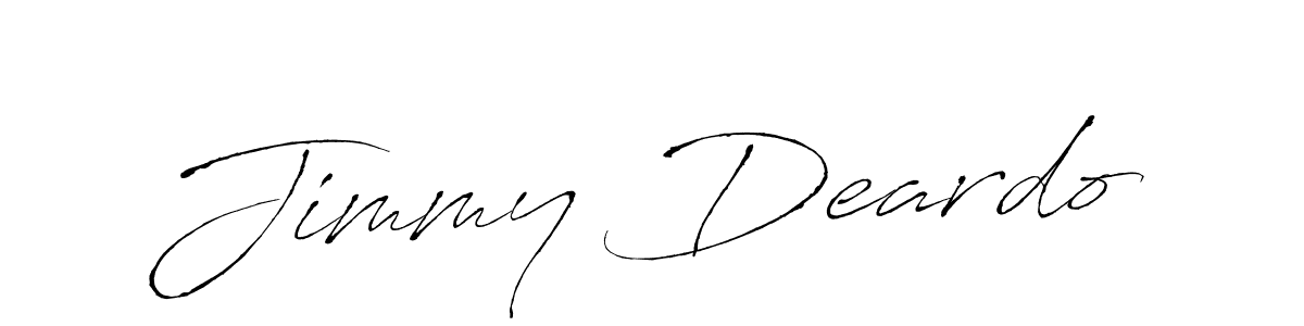 Jimmy Deardo stylish signature style. Best Handwritten Sign (Antro_Vectra) for my name. Handwritten Signature Collection Ideas for my name Jimmy Deardo. Jimmy Deardo signature style 6 images and pictures png