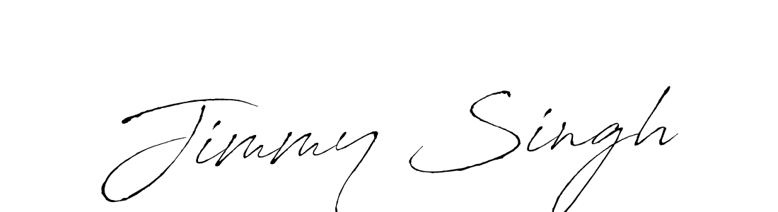 Design your own signature with our free online signature maker. With this signature software, you can create a handwritten (Antro_Vectra) signature for name Jimmy Singh. Jimmy Singh signature style 6 images and pictures png