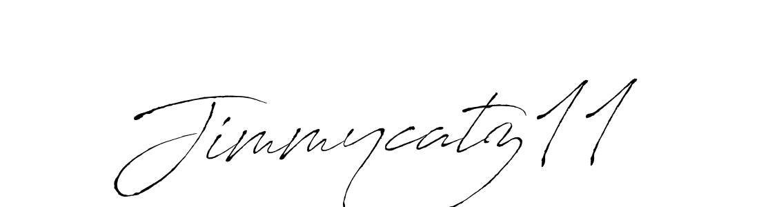 Design your own signature with our free online signature maker. With this signature software, you can create a handwritten (Antro_Vectra) signature for name Jimmycatz11. Jimmycatz11 signature style 6 images and pictures png