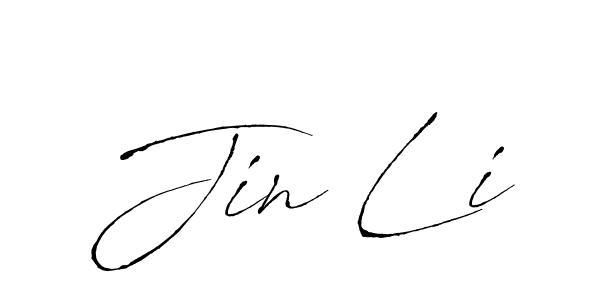 The best way (Antro_Vectra) to make a short signature is to pick only two or three words in your name. The name Jin Li include a total of six letters. For converting this name. Jin Li signature style 6 images and pictures png