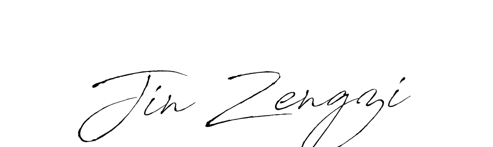 Create a beautiful signature design for name Jin Zengzi. With this signature (Antro_Vectra) fonts, you can make a handwritten signature for free. Jin Zengzi signature style 6 images and pictures png