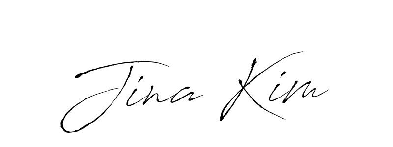 Antro_Vectra is a professional signature style that is perfect for those who want to add a touch of class to their signature. It is also a great choice for those who want to make their signature more unique. Get Jina Kim name to fancy signature for free. Jina Kim signature style 6 images and pictures png