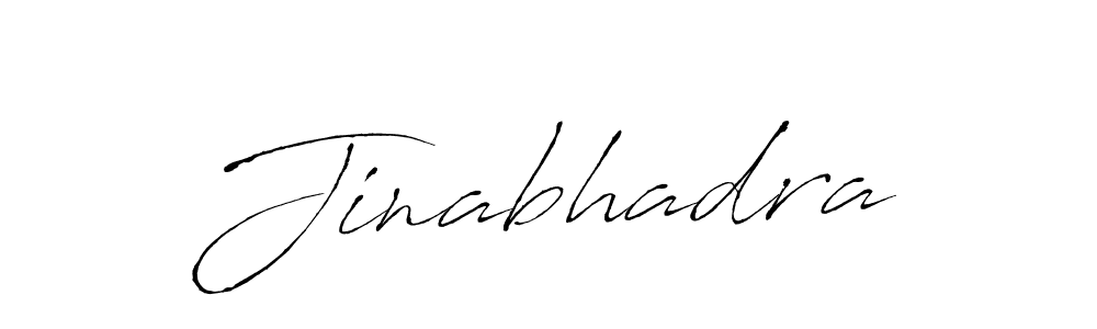Design your own signature with our free online signature maker. With this signature software, you can create a handwritten (Antro_Vectra) signature for name Jinabhadra. Jinabhadra signature style 6 images and pictures png