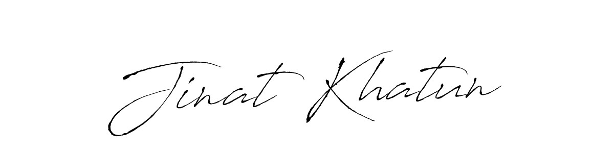 Also we have Jinat Khatun name is the best signature style. Create professional handwritten signature collection using Antro_Vectra autograph style. Jinat Khatun signature style 6 images and pictures png