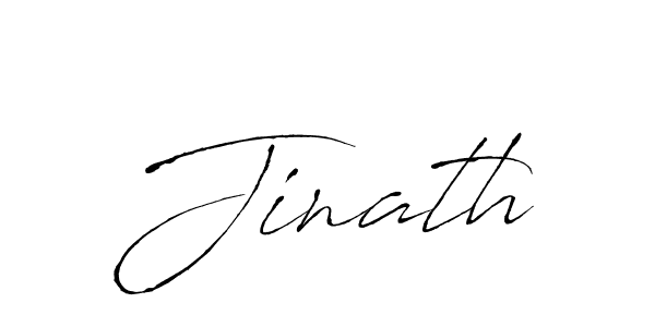 Make a beautiful signature design for name Jinath. With this signature (Antro_Vectra) style, you can create a handwritten signature for free. Jinath signature style 6 images and pictures png