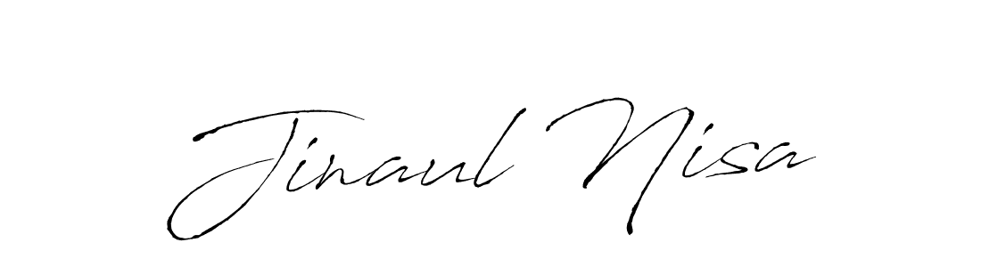 Use a signature maker to create a handwritten signature online. With this signature software, you can design (Antro_Vectra) your own signature for name Jinaul Nisa. Jinaul Nisa signature style 6 images and pictures png