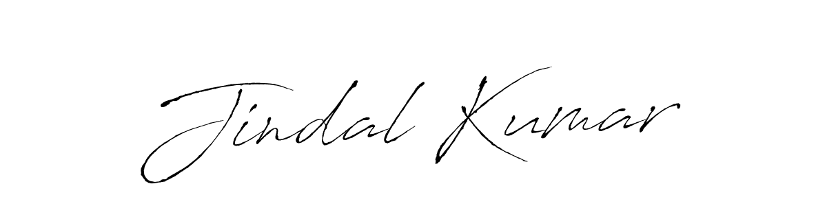 How to make Jindal Kumar name signature. Use Antro_Vectra style for creating short signs online. This is the latest handwritten sign. Jindal Kumar signature style 6 images and pictures png