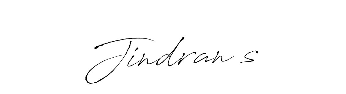 Use a signature maker to create a handwritten signature online. With this signature software, you can design (Antro_Vectra) your own signature for name Jindran’s. Jindran’s signature style 6 images and pictures png