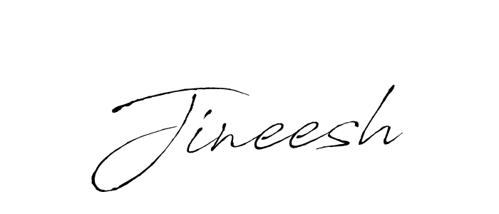 How to make Jineesh signature? Antro_Vectra is a professional autograph style. Create handwritten signature for Jineesh name. Jineesh signature style 6 images and pictures png