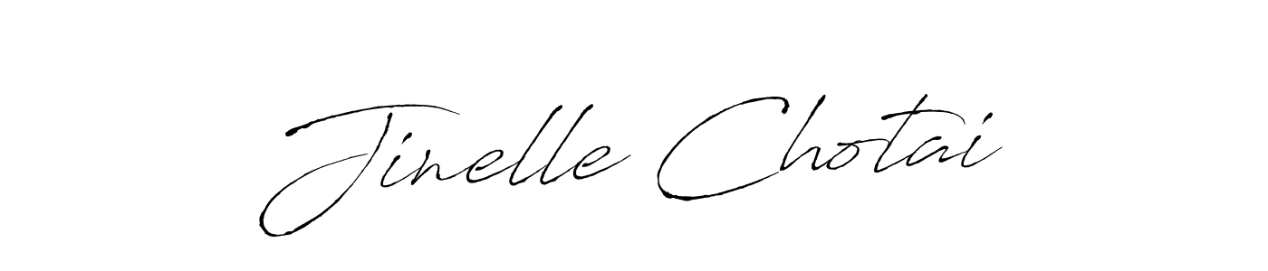 Antro_Vectra is a professional signature style that is perfect for those who want to add a touch of class to their signature. It is also a great choice for those who want to make their signature more unique. Get Jinelle Chotai name to fancy signature for free. Jinelle Chotai signature style 6 images and pictures png