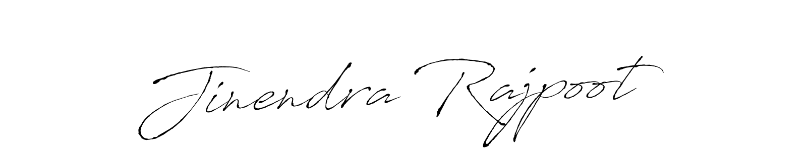 Also we have Jinendra Rajpoot name is the best signature style. Create professional handwritten signature collection using Antro_Vectra autograph style. Jinendra Rajpoot signature style 6 images and pictures png