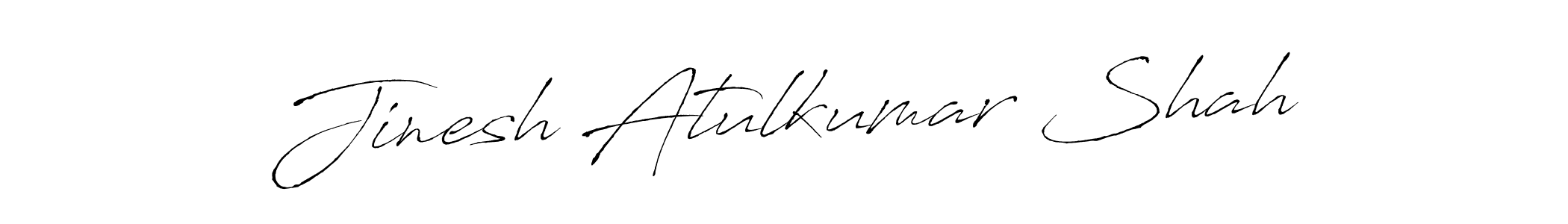The best way (Antro_Vectra) to make a short signature is to pick only two or three words in your name. The name Jinesh Atulkumar Shah include a total of six letters. For converting this name. Jinesh Atulkumar Shah signature style 6 images and pictures png