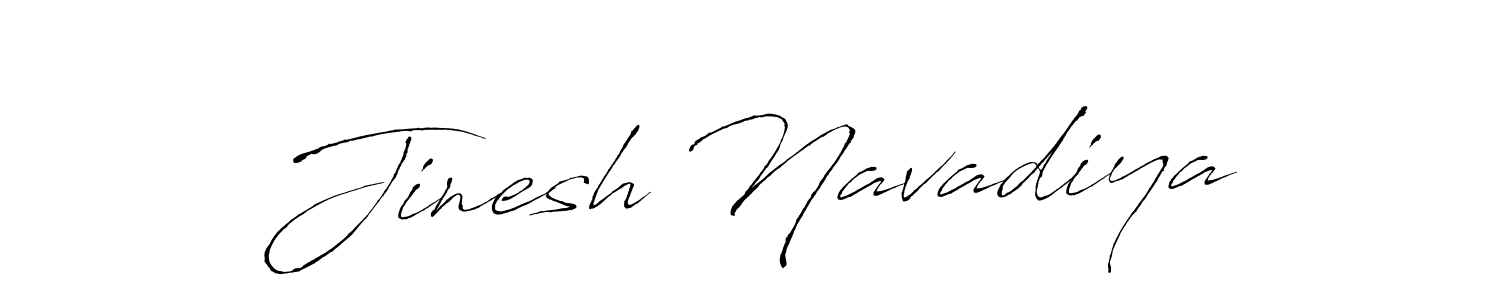 Similarly Antro_Vectra is the best handwritten signature design. Signature creator online .You can use it as an online autograph creator for name Jinesh Navadiya. Jinesh Navadiya signature style 6 images and pictures png