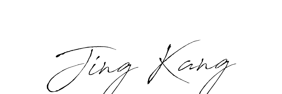 The best way (Antro_Vectra) to make a short signature is to pick only two or three words in your name. The name Jing Kang include a total of six letters. For converting this name. Jing Kang signature style 6 images and pictures png