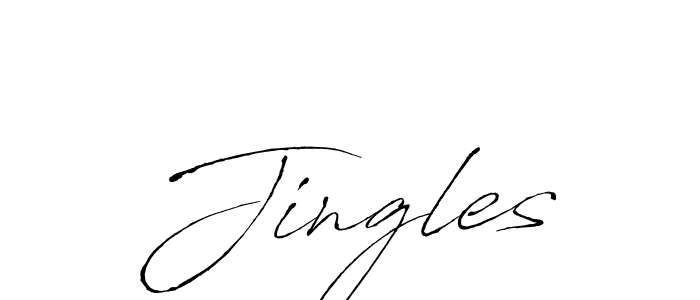 How to Draw Jingles signature style? Antro_Vectra is a latest design signature styles for name Jingles. Jingles signature style 6 images and pictures png