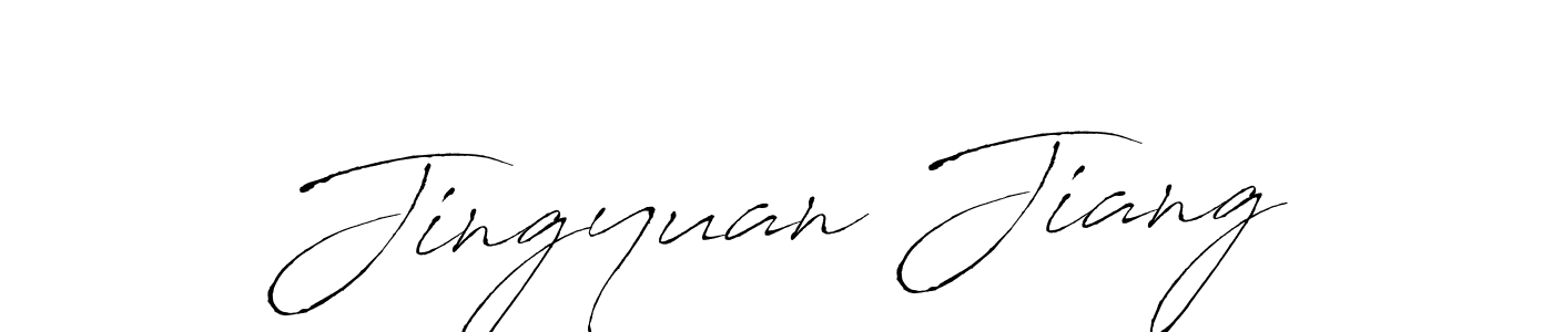 This is the best signature style for the Jingyuan Jiang name. Also you like these signature font (Antro_Vectra). Mix name signature. Jingyuan Jiang signature style 6 images and pictures png