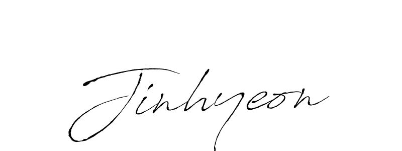 Jinhyeon stylish signature style. Best Handwritten Sign (Antro_Vectra) for my name. Handwritten Signature Collection Ideas for my name Jinhyeon. Jinhyeon signature style 6 images and pictures png
