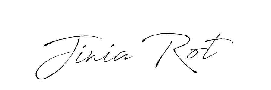 You should practise on your own different ways (Antro_Vectra) to write your name (Jinia Rot) in signature. don't let someone else do it for you. Jinia Rot signature style 6 images and pictures png