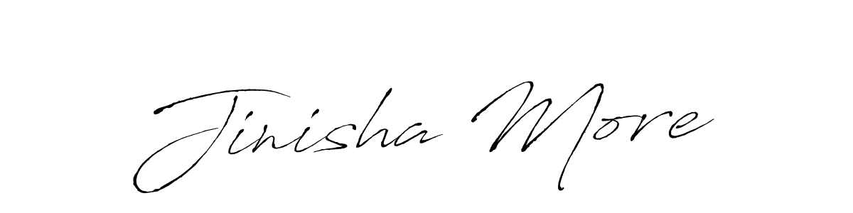 Also we have Jinisha More name is the best signature style. Create professional handwritten signature collection using Antro_Vectra autograph style. Jinisha More signature style 6 images and pictures png