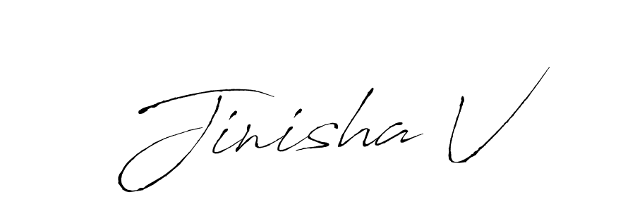 It looks lik you need a new signature style for name Jinisha V. Design unique handwritten (Antro_Vectra) signature with our free signature maker in just a few clicks. Jinisha V signature style 6 images and pictures png