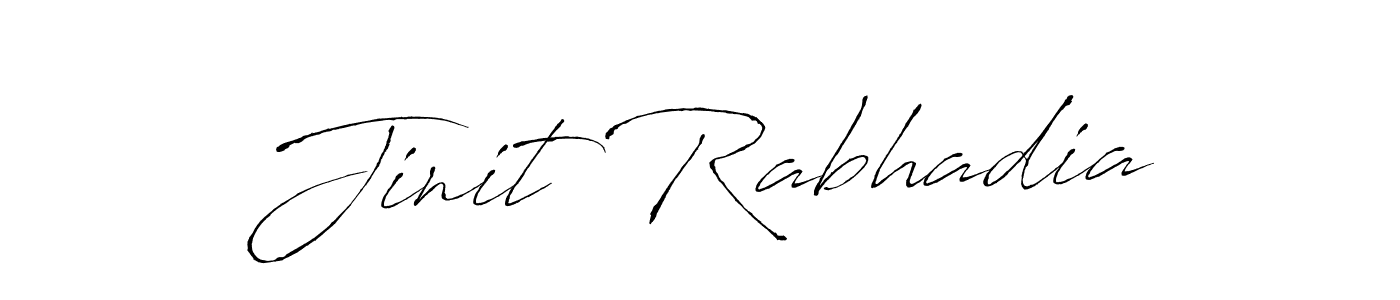 Use a signature maker to create a handwritten signature online. With this signature software, you can design (Antro_Vectra) your own signature for name Jinit Rabhadia. Jinit Rabhadia signature style 6 images and pictures png
