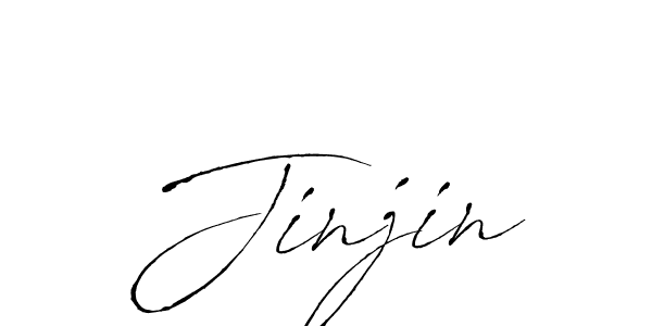 How to make Jinjin signature? Antro_Vectra is a professional autograph style. Create handwritten signature for Jinjin name. Jinjin signature style 6 images and pictures png