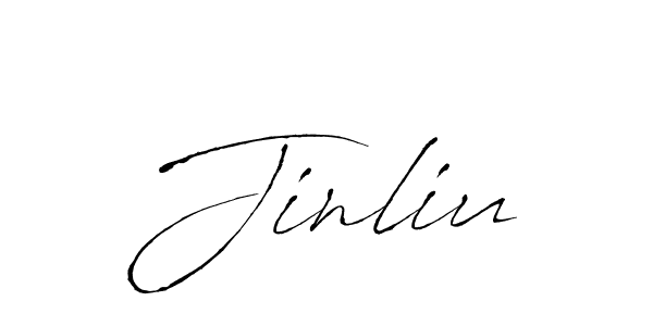 You should practise on your own different ways (Antro_Vectra) to write your name (Jinliu) in signature. don't let someone else do it for you. Jinliu signature style 6 images and pictures png