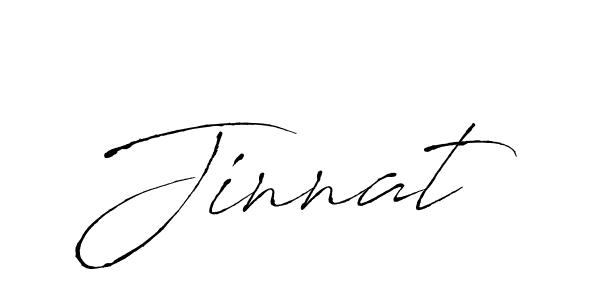 Use a signature maker to create a handwritten signature online. With this signature software, you can design (Antro_Vectra) your own signature for name Jinnat. Jinnat signature style 6 images and pictures png