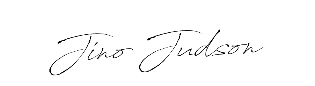 Jino Judson stylish signature style. Best Handwritten Sign (Antro_Vectra) for my name. Handwritten Signature Collection Ideas for my name Jino Judson. Jino Judson signature style 6 images and pictures png