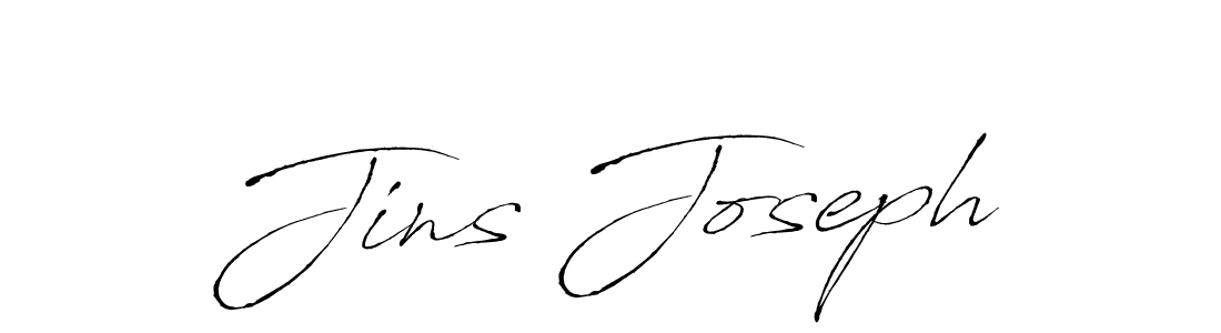 Use a signature maker to create a handwritten signature online. With this signature software, you can design (Antro_Vectra) your own signature for name Jins Joseph. Jins Joseph signature style 6 images and pictures png