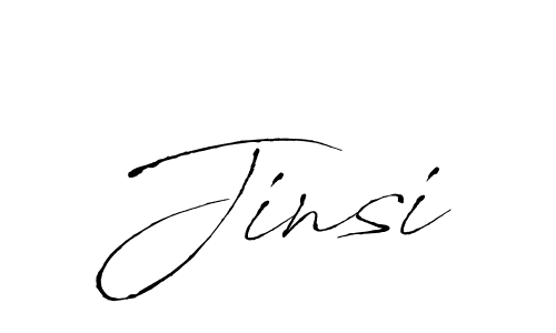 You should practise on your own different ways (Antro_Vectra) to write your name (Jinsi) in signature. don't let someone else do it for you. Jinsi signature style 6 images and pictures png