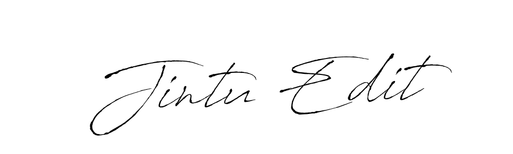 It looks lik you need a new signature style for name Jintu Edit. Design unique handwritten (Antro_Vectra) signature with our free signature maker in just a few clicks. Jintu Edit signature style 6 images and pictures png