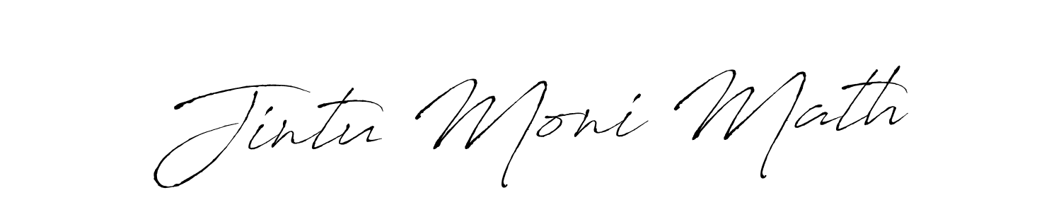 Here are the top 10 professional signature styles for the name Jintu Moni Math. These are the best autograph styles you can use for your name. Jintu Moni Math signature style 6 images and pictures png